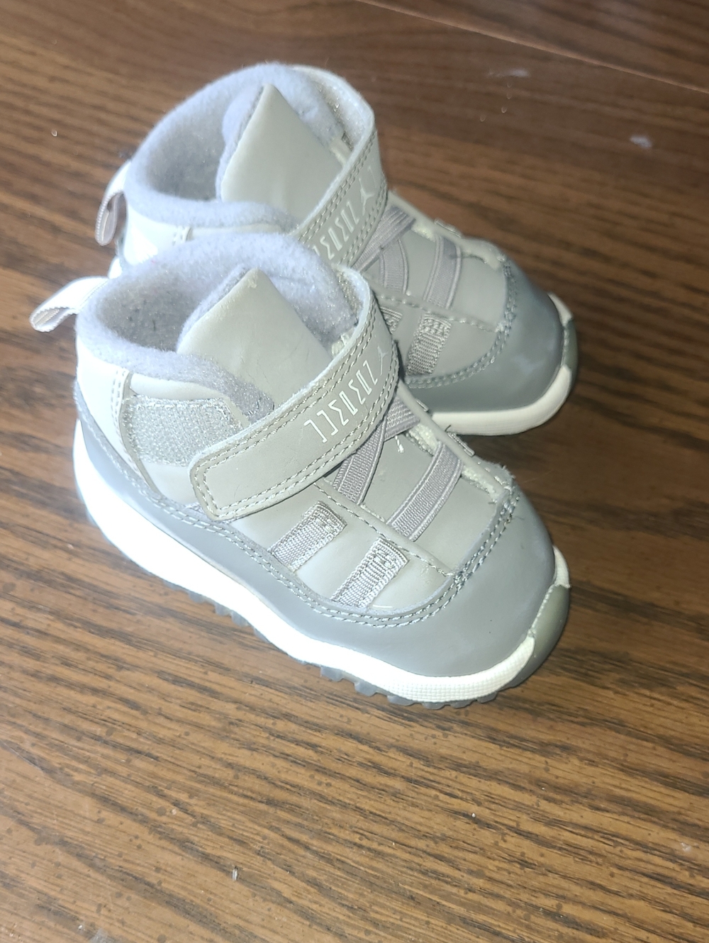 Baby Nike Air Jordan 11 Retro TD 'Cool Grey' Size 6C